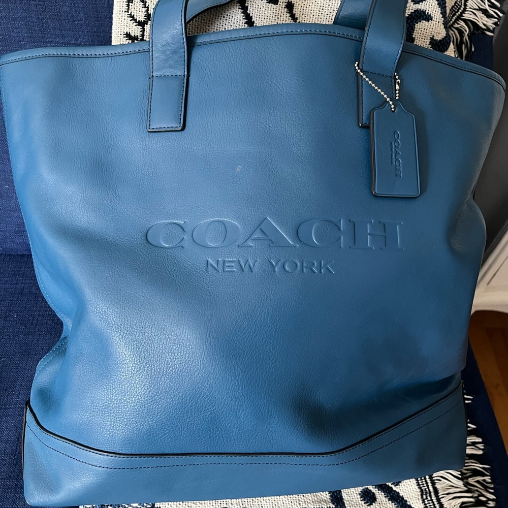 Vintage Coach Leather Large Tote